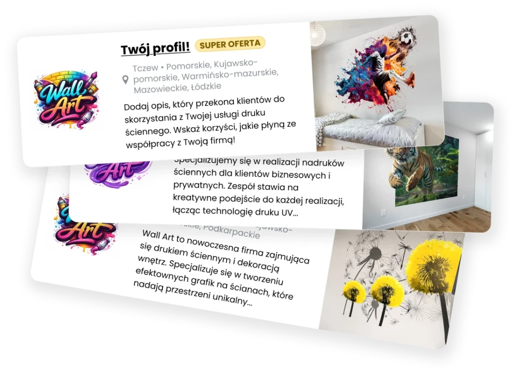 Katalog wykonawców druku ściennego